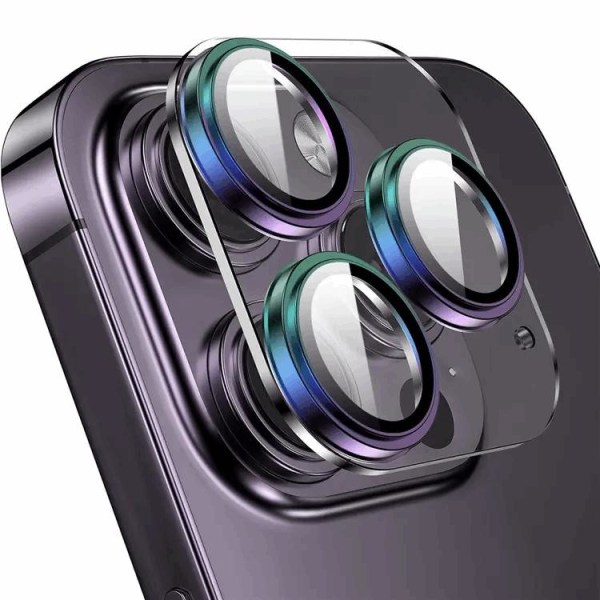ENKAY iPhone 14 Pro Max/14 Pro kameralinsecover i hærdet glas