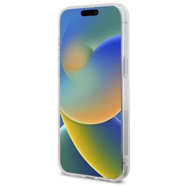 US Polo Mobilskal till iPhone 15 Pro Max Shiny Big Logo - Vit
