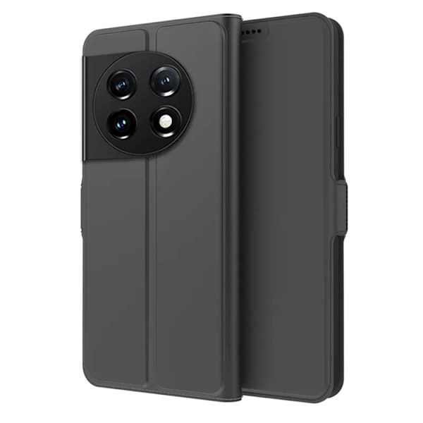 OnePlus 11 5G Plånboksfodral Flip Folio Kickstand - Svart Svart