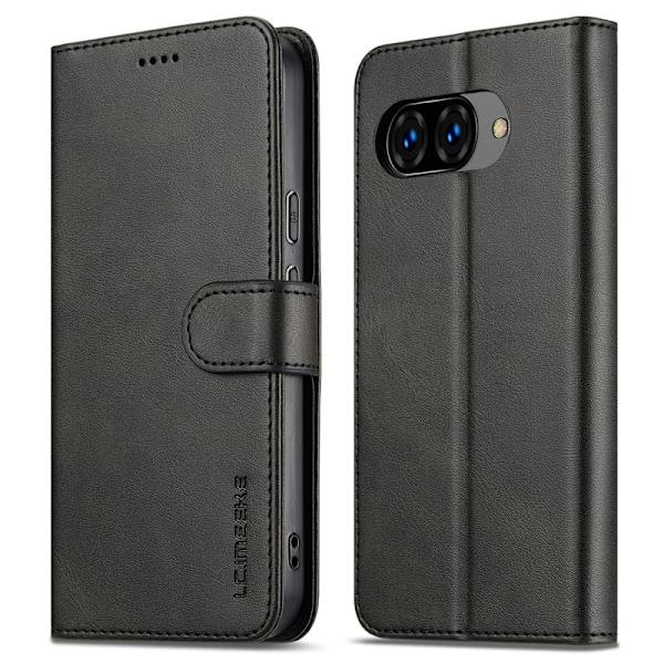 LC.IMEEKE Google Pixel 9a Plånboksfodral Konstläder - Svart