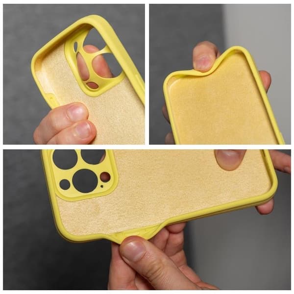 Telefontaske til iPhone 16 Plus Silikone 2mm - Citron Gul
