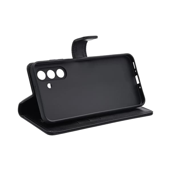 Radicover Galaxy A36 5G Pung Taske RFID 3 Kort PU - Sort Svart