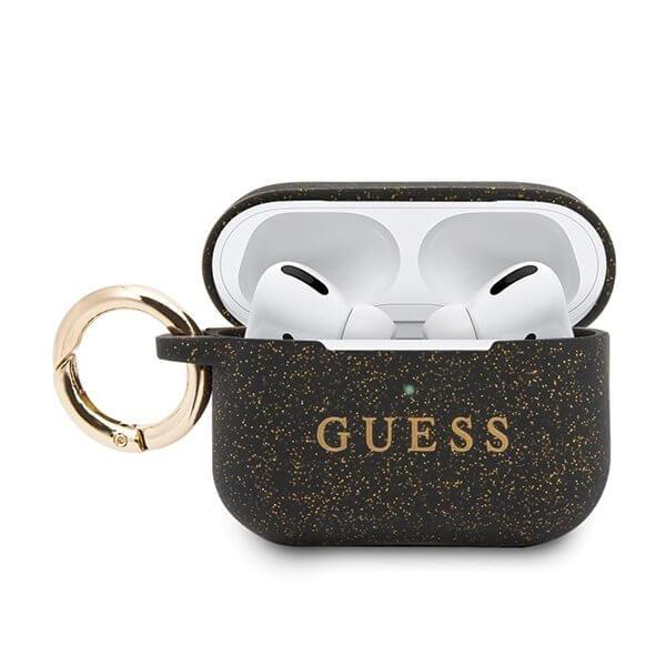 Guess Shell Airpods Pro Silicone - musta Black