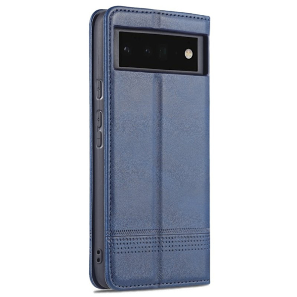 AZNS Google Pixel 6 Plånboksfodral - Praktisk Flip Design Konstläder - Blå