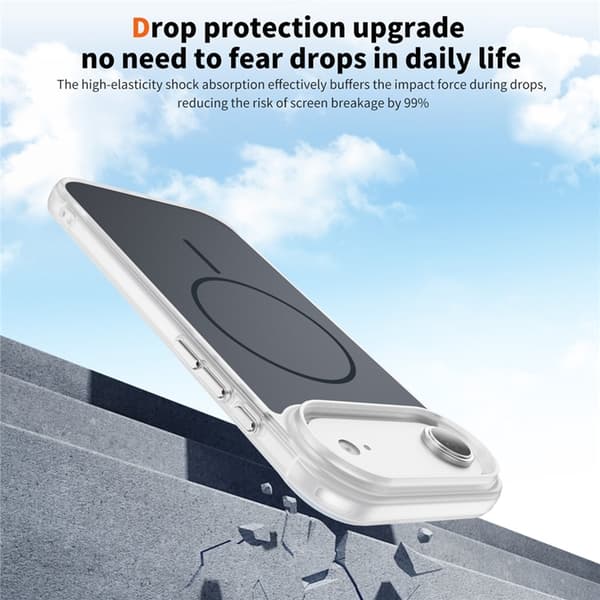 Mobilskal till iPhone Air MagSafe Skin Touch TPU PC Svart