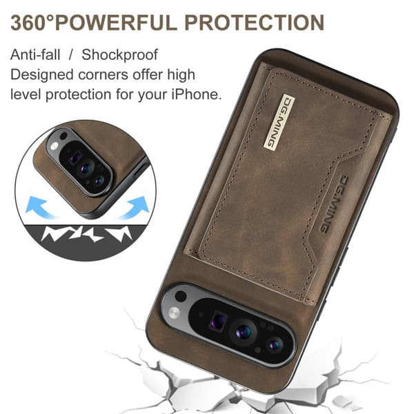 DG.MING M2 Series Mobilskal till Google Pixel 10 Pro XL - Brun