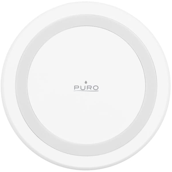 Puro Trådløs Oplader til iPhone Android - Hvid Vit