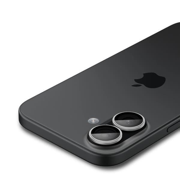 [2-Pack] Spigen iPhone 17 hærdet glas kameradæksel EZ Fit - Blå Blå