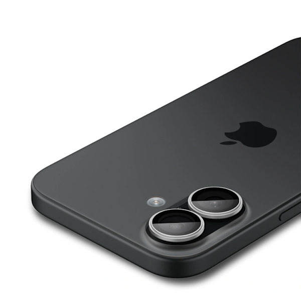 Spigen [2-Pack] iPhone 17 Härdat Glas Kameraskydd EZ Fit - Blå Blå