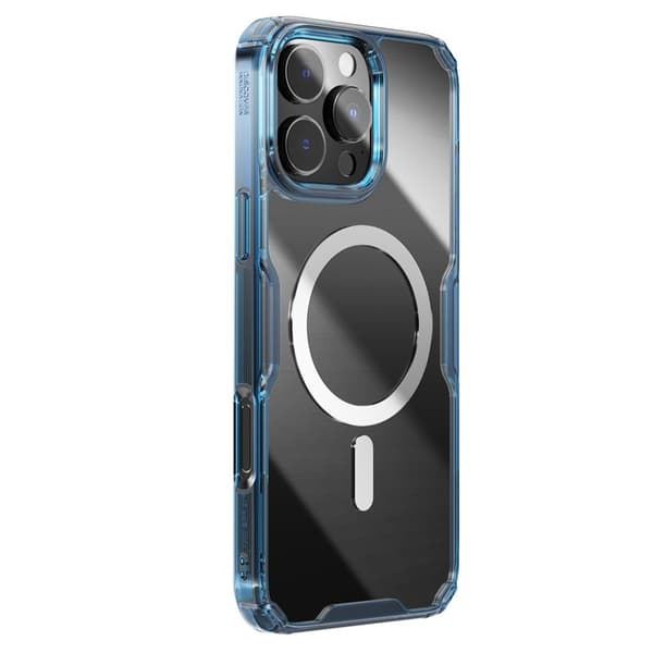 NILLKIN Pro Series Mobilskal till iPhone 16 Pro Max MagSafe TPU+PC Blå