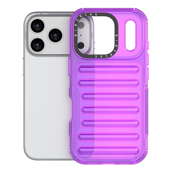 Mobilskal till iPhone 17 Pro Stripe Design Detachable - Lila Lila
