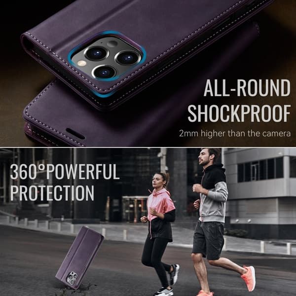 CASEME 033 Mobilskal till iPhone 12 Pro Max RFID Blocker Lila