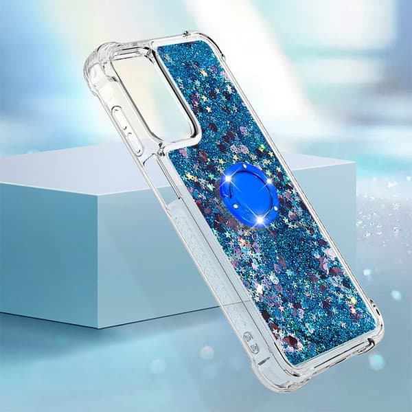 Mobilskal till Galaxy A17/A26 Kickstand Quicksand TPU - Blå Blå