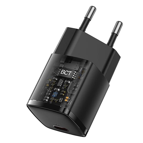 Baseus Snabbladdare 30W USB-C Cube Pro - Svart Svart