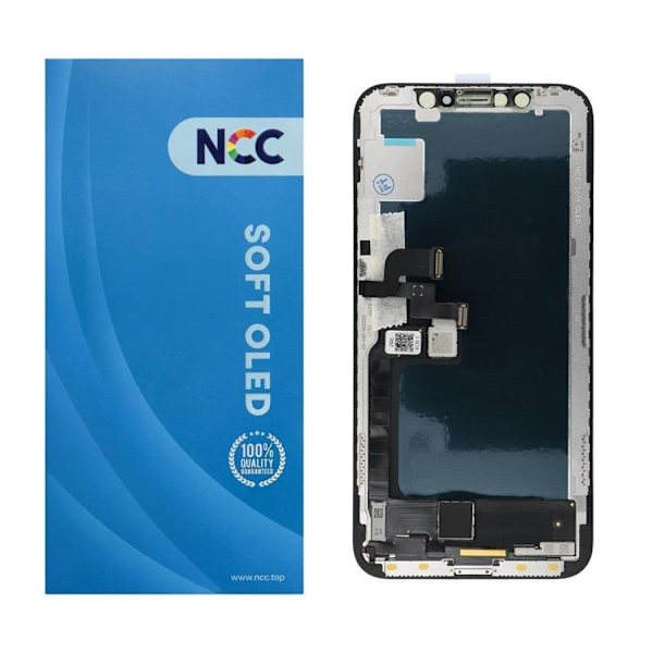 iPhone X-skærm med LCD-skærm NCC Soft OLED Black