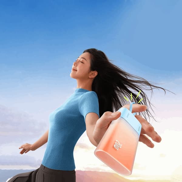 Baseus Powerbank 5200mAh Popsicle 20W - Blå/Orange Orange