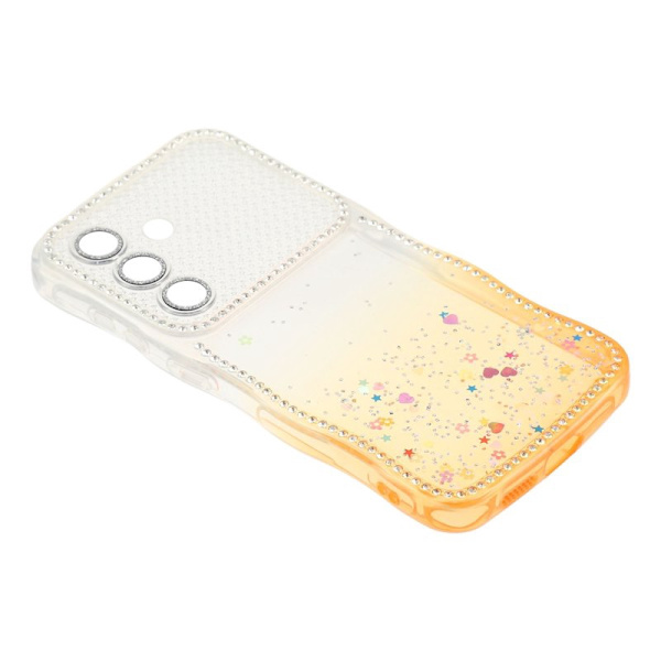 Mobilskal för Samsung Galaxy S26 Plus Glitter TPU - Gradient Gul