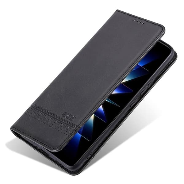 AZNS Samsung Galaxy A36 5G Plånboksfodral Konstläder - Svart