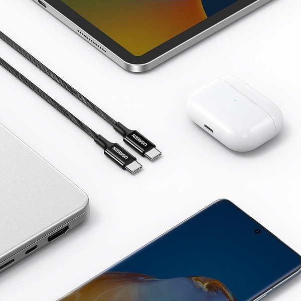 Ugreen USB-C till USB-C kabel 100W PD 1m - Svart