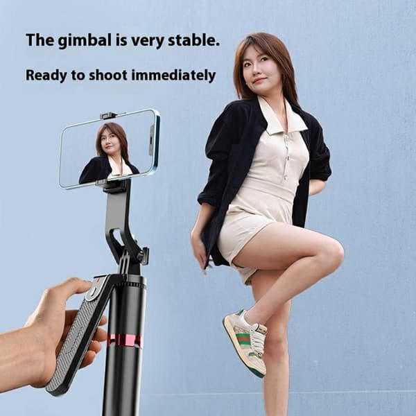 Selfiestick Bluetooth med Enkel Lampa V1 P185MAX