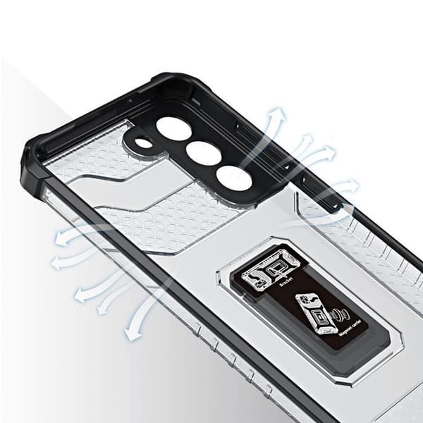 Galaxy S22 Plus -kuori Crystal Ring - Sininen Blå