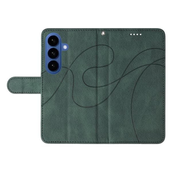 Samsung Galaxy S26 / S26 Pro Plånboksfodral Ställ Konstläder Ställ - Grön