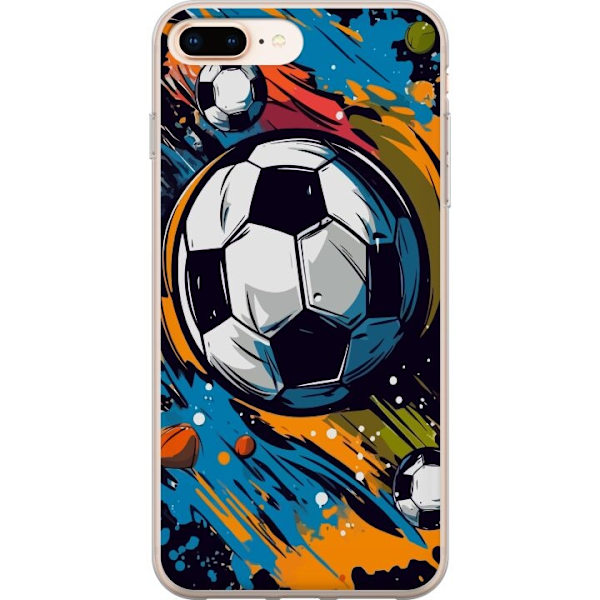 Mobilskal till Apple iPhone 8 Plus med Fotbollar