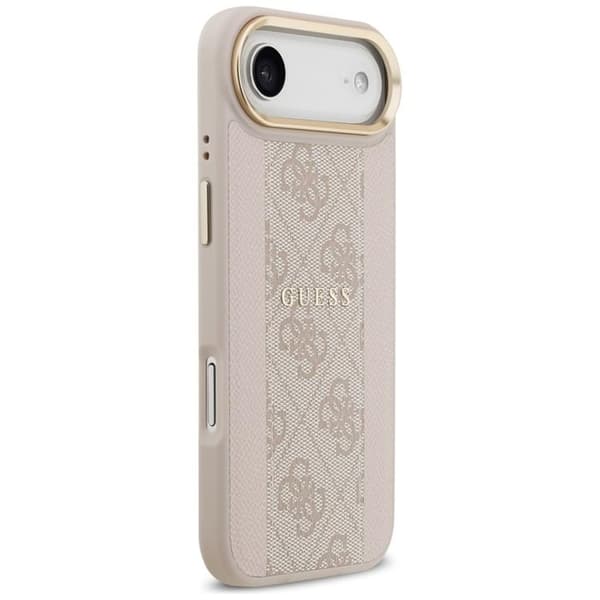 Guess Mobilskal till iPhone Air MagSafe 4G Stripe - Rosa