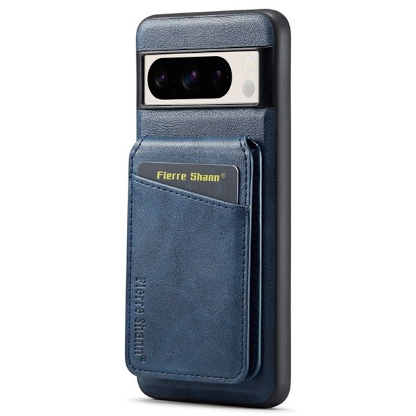 FIERRE SHANN 025 Google Pixel 8 Pro Fodral PU+TPU - Blå