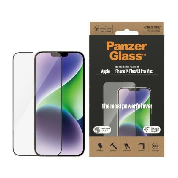 PanzerGlass iPhone 14 Plus/13 Pro Max Härdat Glas Skärmskydd