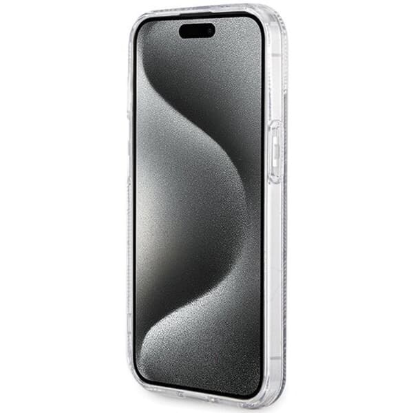 Guess iPhone 15/14/13 Mobilskal Magsafe IML GCube - Sort Black