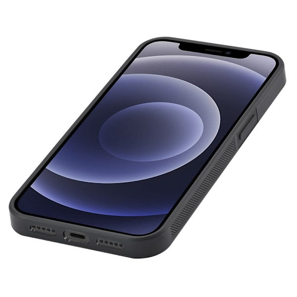 LC.IMEEKE iPhone 12 mini Plånboksfodral Konstläder - Svart