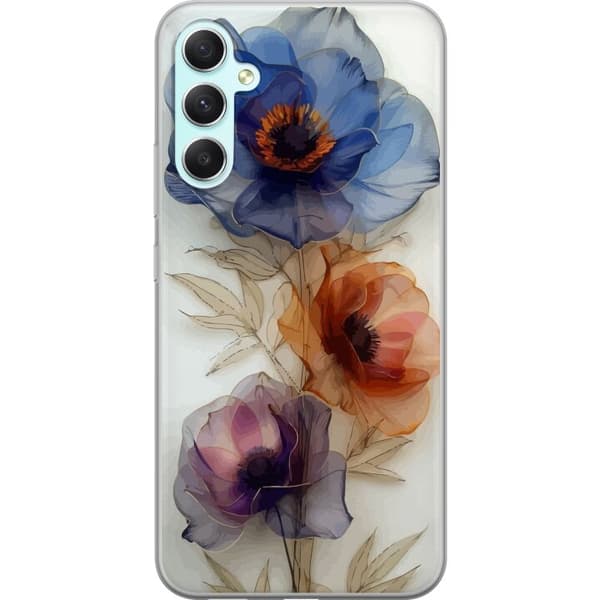 Mobilcover til Samsung Galaxy A34 med Silke Blomster