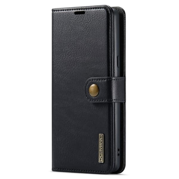 DG.MING Google Pixel 8 Pro Äkta Läder Plånboksfodral Detachable Magnetisk Svart