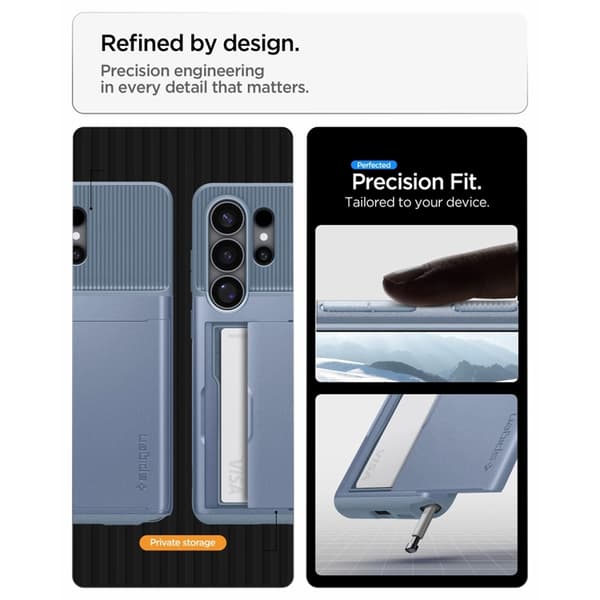 Spigen Mobilskal För Galaxy S26 Ultra Slim Armor CS - Ljusblå Blå