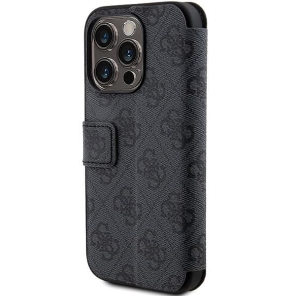 Guess iPhone 15 Pro Punge Etui Metal Logo - Grå Grå