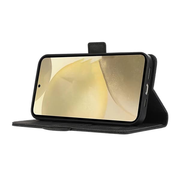 ABEEL Samsung Galaxy S21 Plånboksfodral Konstläder RFID-Skydd Svart