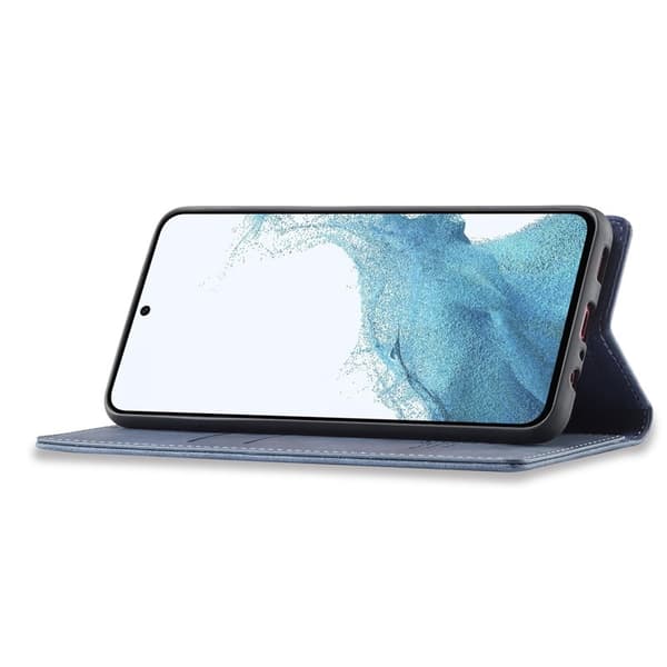 LC.IMEEKE Samsung Galaxy S24 FE Plånboksfodral Konstläder - Blå