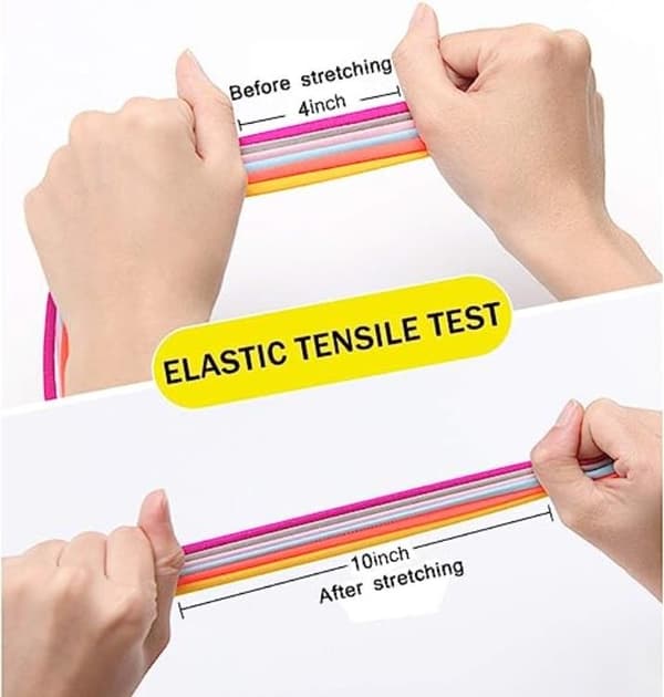 Elastic Knytfria Skosnören - Röd Röd