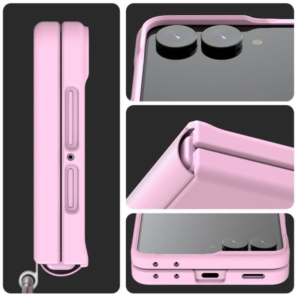 Araree Mobilskal För Galaxy Z Flip 8 Aero Flex R - Rosa Rosa