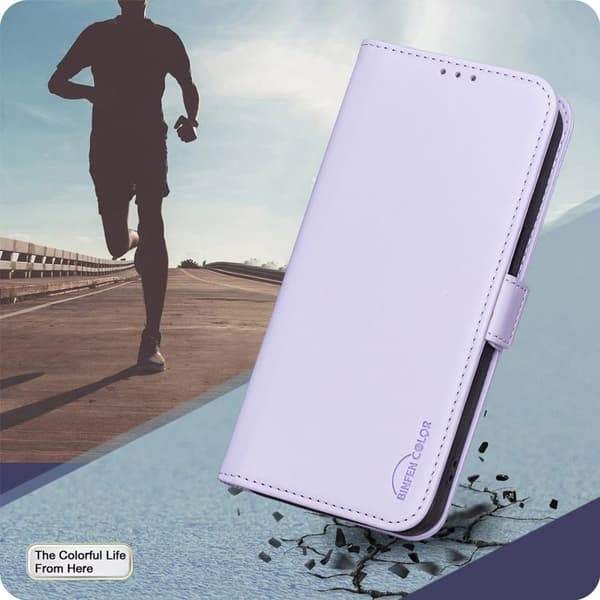 BINFEN Samsung Galaxy S26 Plus Plånboksfodral Konstläder Flip Folio - Lila