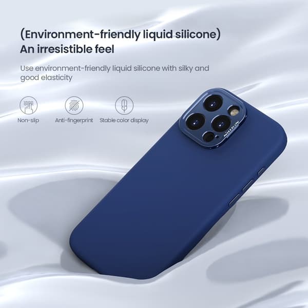 NILLKIN Lenswing Prop Mobilskal till iPhone 16 Pro Max MagSafe Svart
