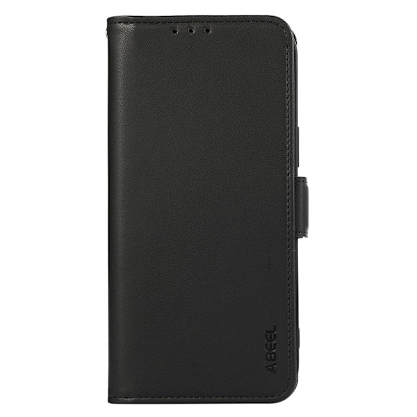 ABEEL iPhone 16 Plånboksfodral RFID-Skydd Konstläder Svart