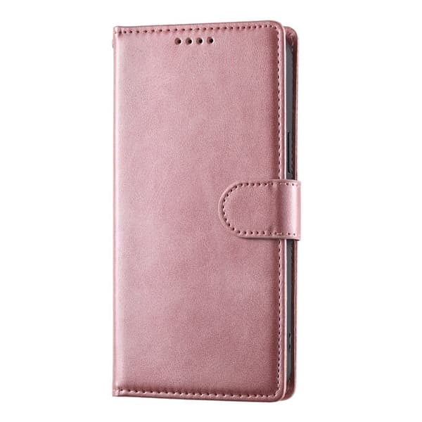 Samsung Galaxy S26 Edge Plånboksfodral Flip Konstläder Skydd - Rosa