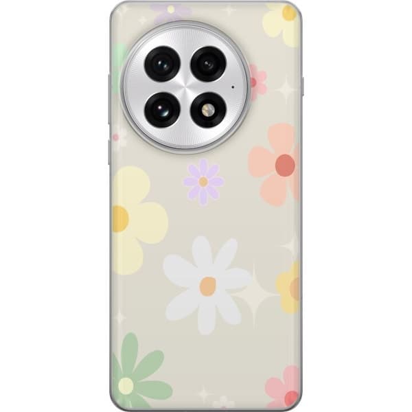 Taske til OnePlus 13 med fejende blomster