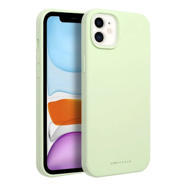 Roar iPhone 11 Cover Roar Cloud Skin - Lysegrøn Grön