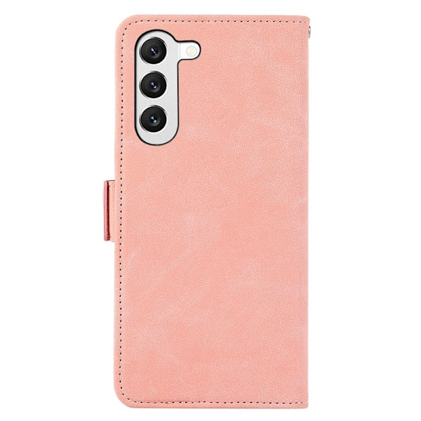 ABEEL Samsung Galaxy S23+ Plånboksfodral Konstläder RFID-Skydd - Rosa