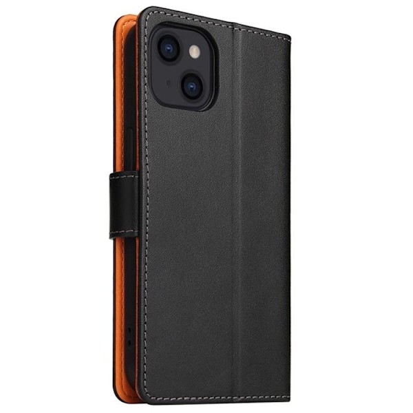 iPhone 14 Pro Max Plånboksfodral Dual Flip - Svart Svart