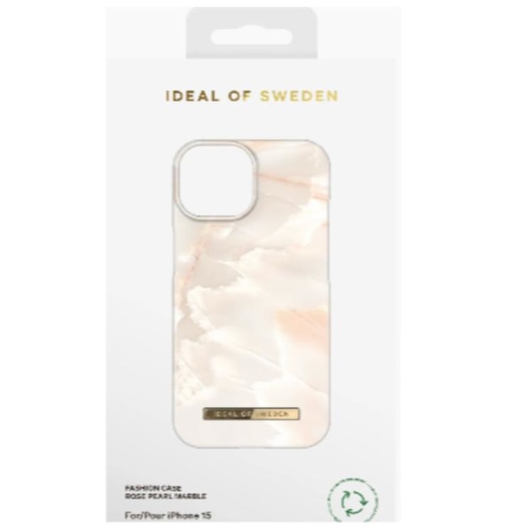 Ideal Of Sweden iPhone 15 Plus Mobilskal - Rose Pearl Marble