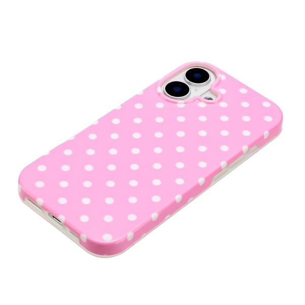 Mobilskal till iPhone 17 Dot Design Imd Tpu - Rosa Rosa